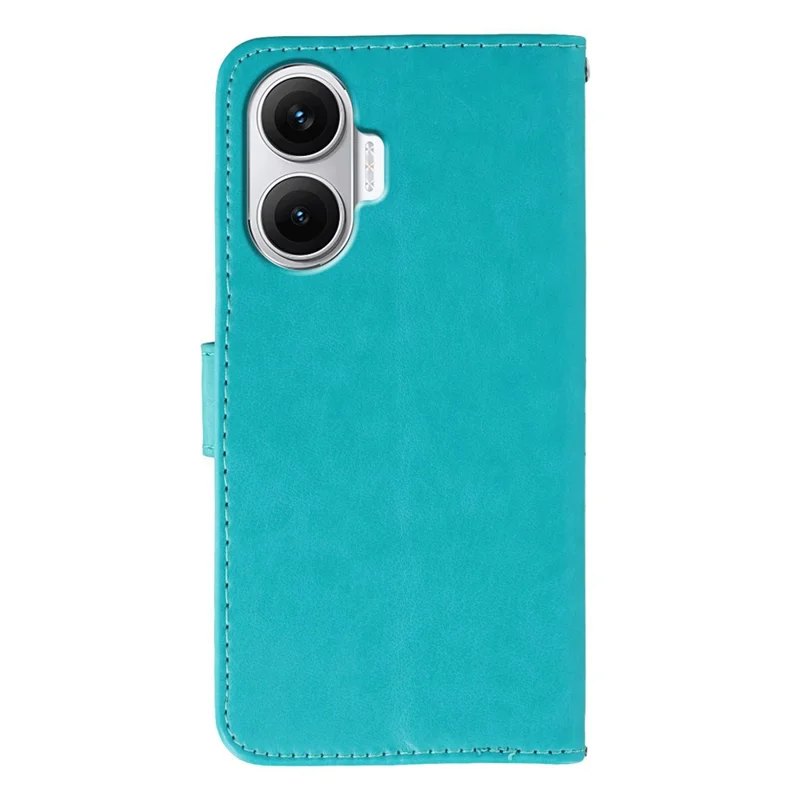For Xiaomi Redmi Turbo 4 Pro 5G / Poco F7 5G Case PU Leather Flip Wallet Phone Cover with Strap - Blue