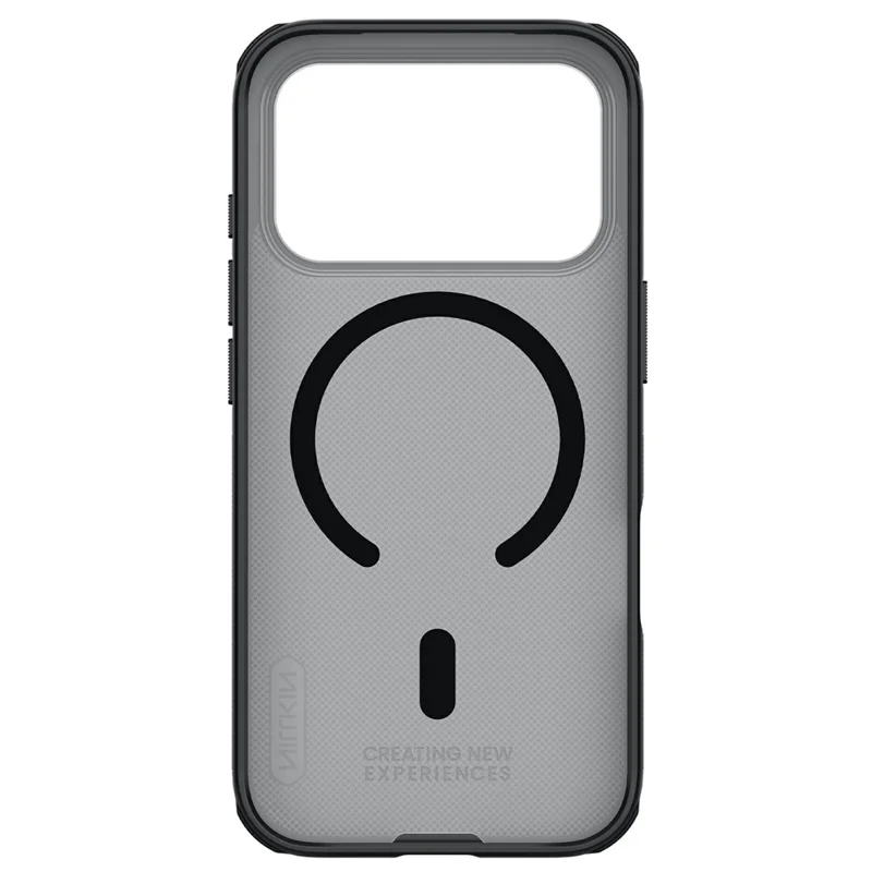 NILLKIN Super Frosted Shield Pro for iPhone 17 Pro Magnetic Case Matte PC TPU Clear Black Phone Back Cover