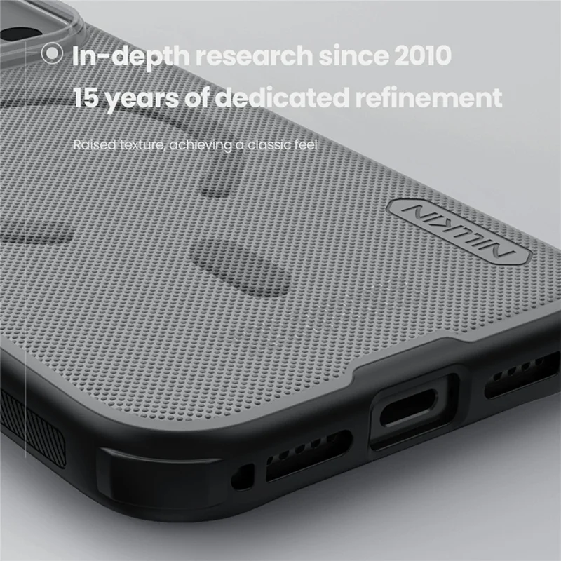 NILLKIN Super Frosted Shield Pro for iPhone 17 Pro Magnetic Case Matte PC TPU Clear Black Phone Back Cover