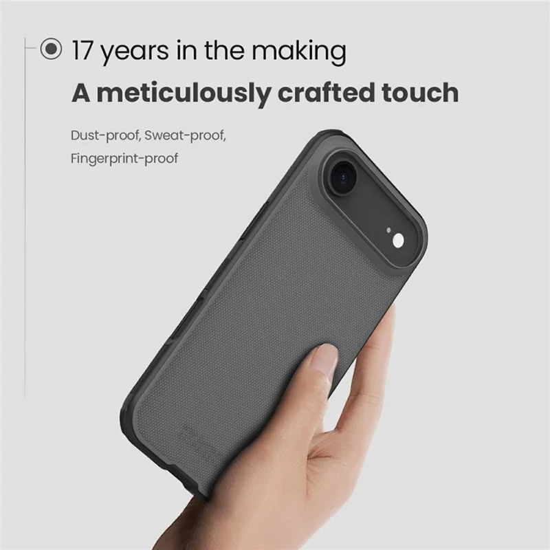 NILLKIN Super Frosted Shield Pro For iPhone Air Case Matte PC TPU Clear Black Phone Back Cover