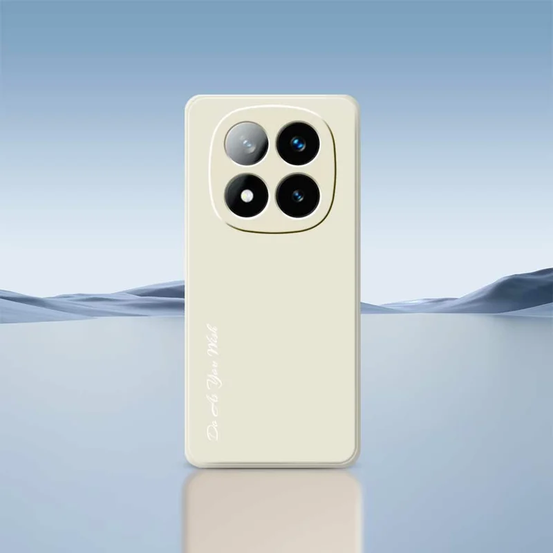 DO AS YOU WISH For Xiaomi Redmi Note 14 Pro 4G Case Straight Edge TPU Phone Back Cover Precise Cutouts - White