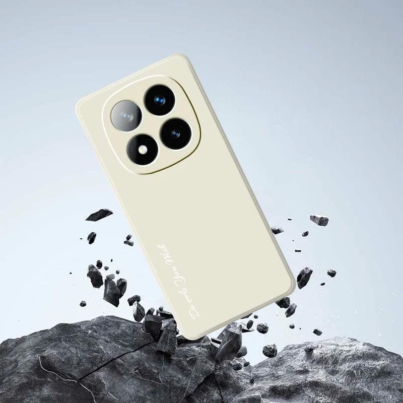 DO AS YOU WISH For Xiaomi Redmi Note 14 Pro 4G Case Straight Edge TPU Phone Back Cover Precise Cutouts - White