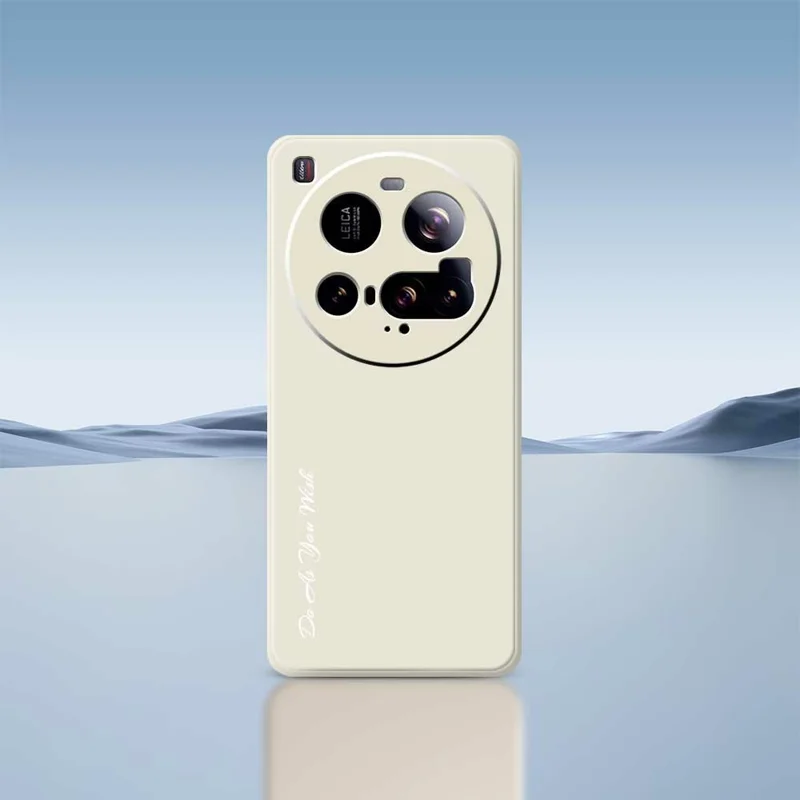 DO AS YOU WISH For Xiaomi 15 Ultra Case Straight Edge TPU Phone Back Cover Precise Cutouts - White