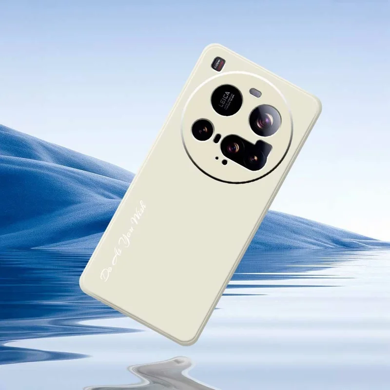 DO AS YOU WISH For Xiaomi 15 Ultra Case Straight Edge TPU Phone Back Cover Precise Cutouts - White