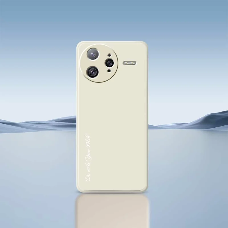 DO AS YOU WISH Etui na Xiaomi Poco F7 Ultra 5G, prosta krawędź, pokrywa tylna z tworzywa TPU, precyzyjne wycięcia - Biały