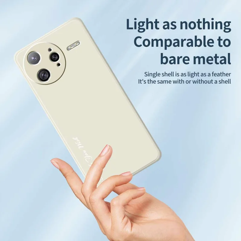 DO AS YOU WISH Etui na Xiaomi Poco F7 Ultra 5G, prosta krawędź, pokrywa tylna z tworzywa TPU, precyzyjne wycięcia - Biały