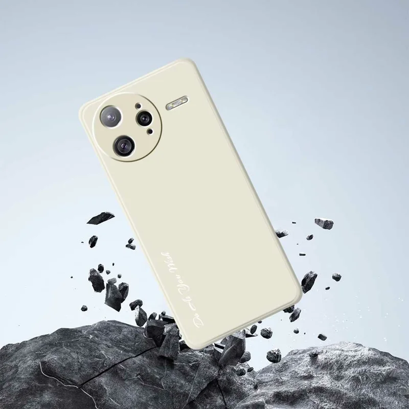 DO AS YOU WISH Etui na Xiaomi Poco F7 Ultra 5G, prosta krawędź, pokrywa tylna z tworzywa TPU, precyzyjne wycięcia - Biały