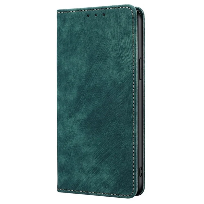 For iPhone 17 Case RFID Blocking Wallet Foldable Stand Leather Phone Cover - Green