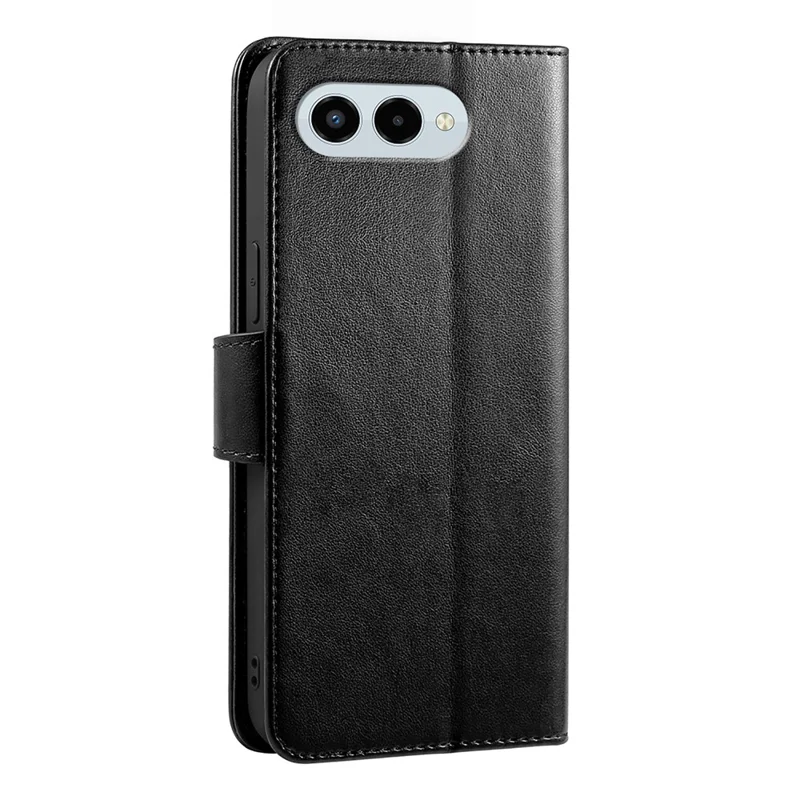 For T-Mobile REVVL 8 Case Stand Card Holder Wallet Leather Phone Cover - Black
