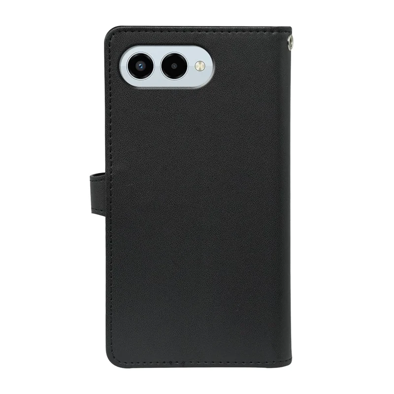 Til T-Mobile REVVL 8 Etui med 9 Kortfelter PU Læder Ståetilbehør - Sort