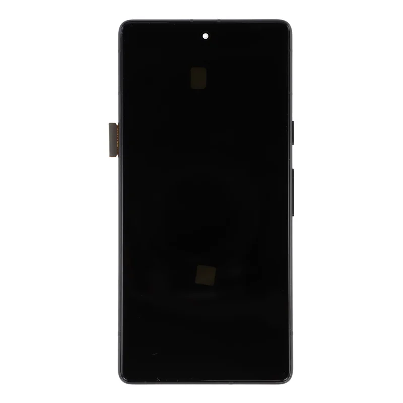 For Google Pixel 7a G82U8 (Middle Lens Hole) Grade C OLED Screen and Digitizer Assembly + Frame (Without Logo)