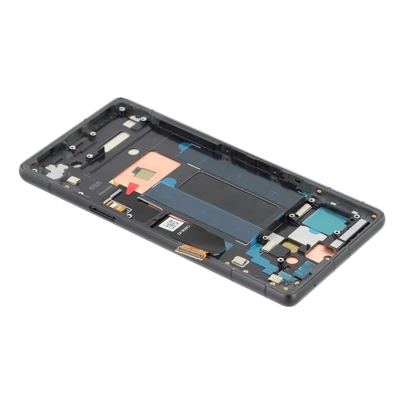 For Google Pixel 7a G82U8 (Middle Lens Hole) Grade C OLED Screen and Digitizer Assembly + Frame (Without Logo)