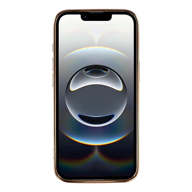 For iPhone 16e Phone Case Carbon Fiber Textured Electroplated TPU Back Cover - Pink