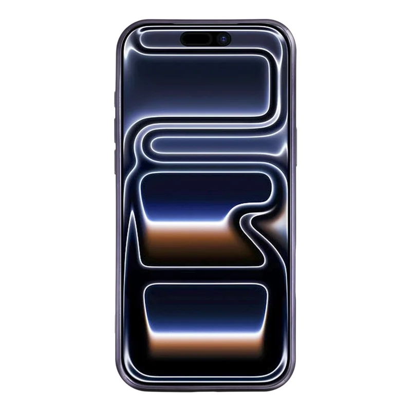 For iPhone 18 Pro / 17 Pro Case Matte Electroplating Phone Cover Compatible with MagSafe - Dark Purple