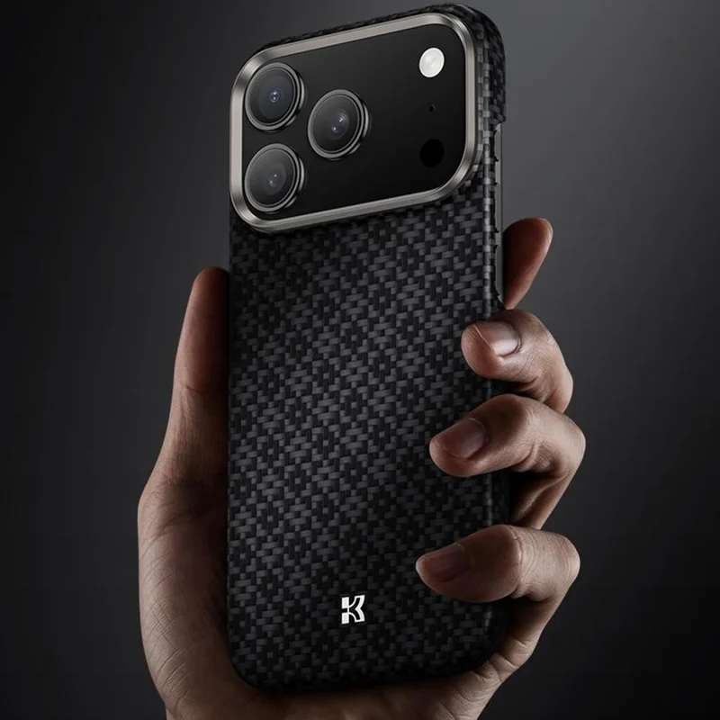 BENKS C1 For iPhone 17 Pro Case Kevlar Aramid Fiber Diamond Texture Woven Phone Cover Compatible with MagSafe