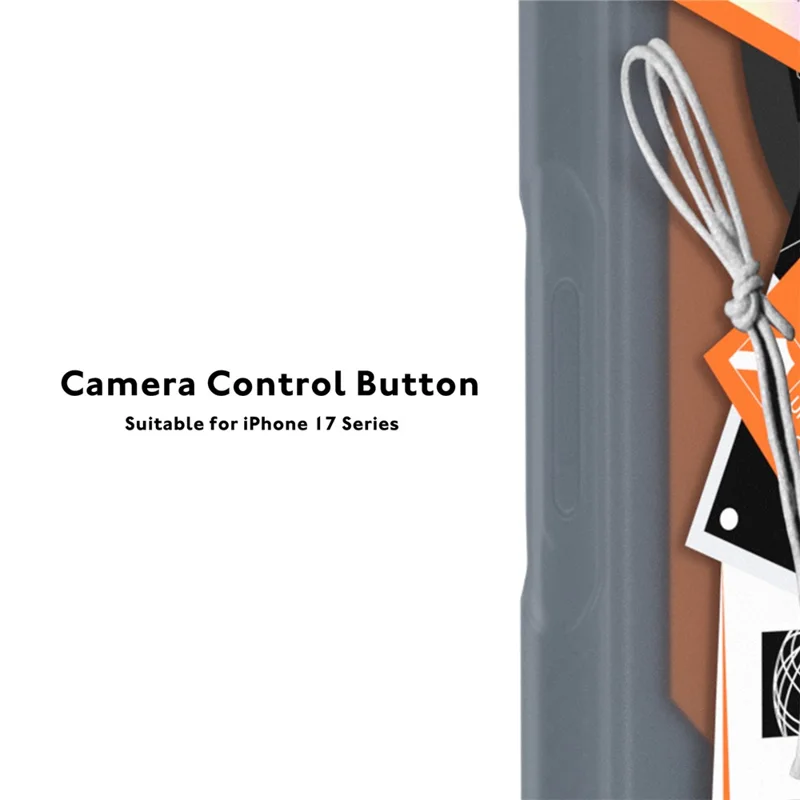 YOUNGKIT Interdimensional Series For iPhone 17 Pro Magnetic Case Matte TPU IMD Phone Back Cover - Cool (Black  /  White)