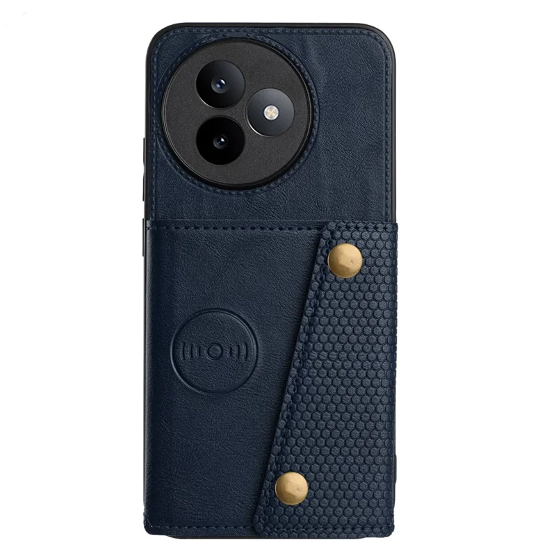 For Xiaomi Redmi K80 Ultra 5G Case with Card Slots Kickstand Leather + TPU Phone Cover - Blue