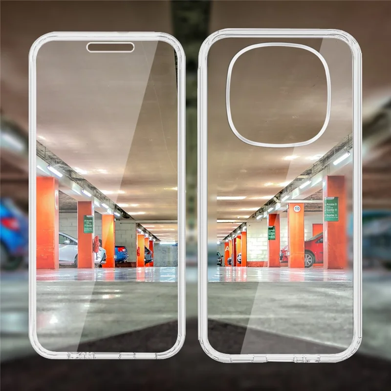 Phone Case For Xiaomi Redmi Note 14 Pro 5G / Note 14 Pro+ 5G / Poco X7 5G TPU Frame Clear Acrylic Back Cover with PET Film