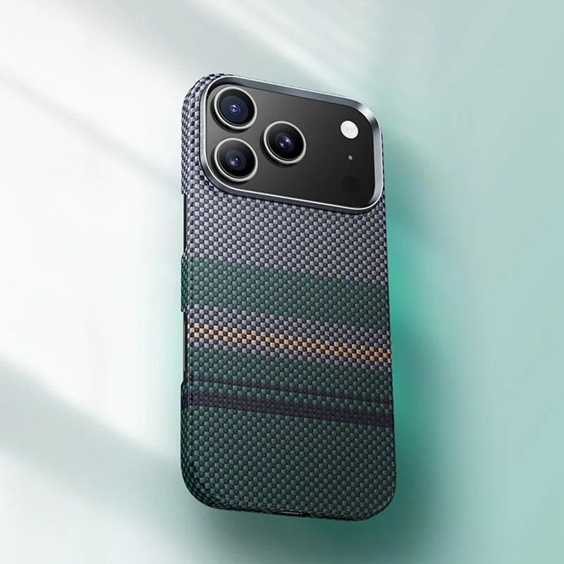 BENKS C1 til iPhone 17 Pro Max Case kompatibel med MagSafe Kevlar Aramid Fiber Aurora Flow Vævet Telefonbeskyttelse