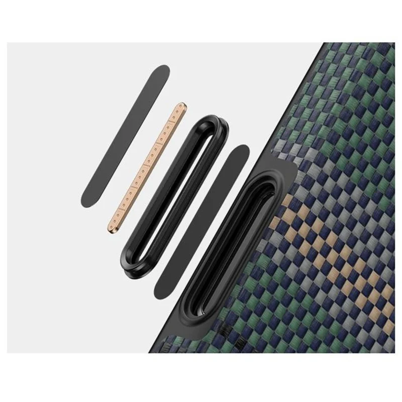 BENKS For iPhone 17 Pro Magnetic Case Kevlar Fiber Phone Back Cover Floating Weave Design