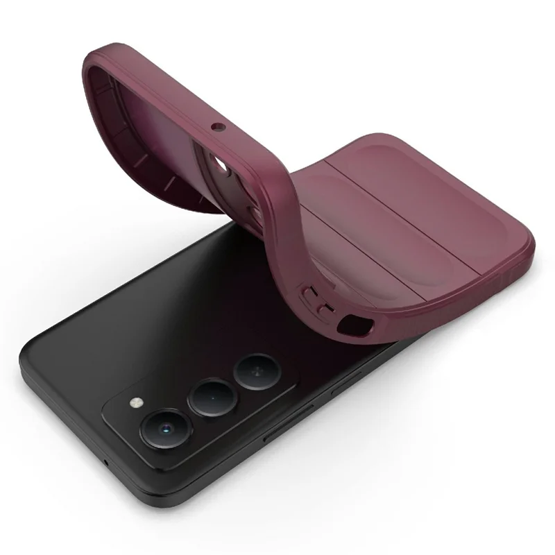 For Xiaomi Redmi 15 5G (Global) (169mm) Case Anti-Drop Soft TPU Rugged Phone Back Cover - Wine Red