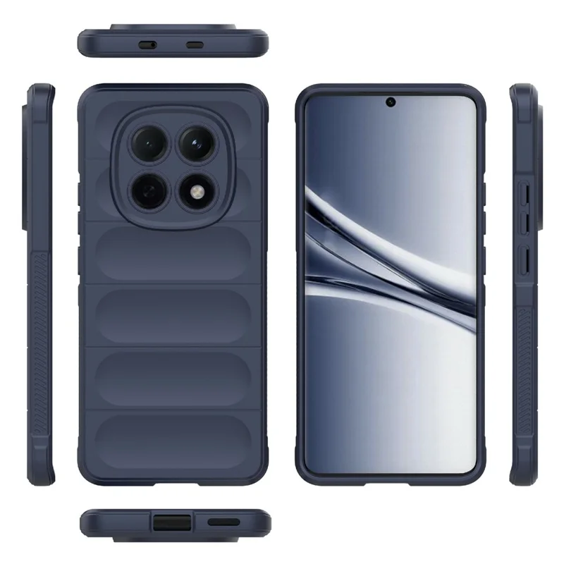 For Xiaomi Poco M8 5G / Redmi Note 15 5G (Global) Case Anti-Drop Soft TPU Rugged Phone Back Cover - Dark Blue