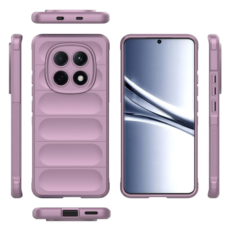 For Xiaomi Redmi Note 15 5G (Global) Case Anti-Drop Soft TPU Rugged Phone Back Cover - Light Purple