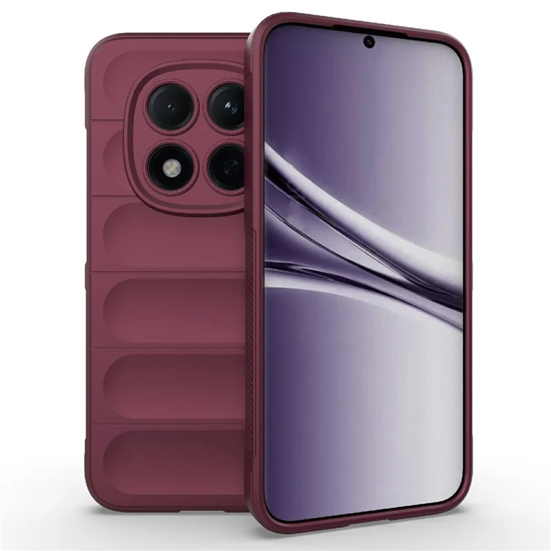 For Xiaomi Redmi Note 15 Pro 5G (Global) Case Anti-Drop Soft TPU Rugged Phone Back Cover - Wine Red