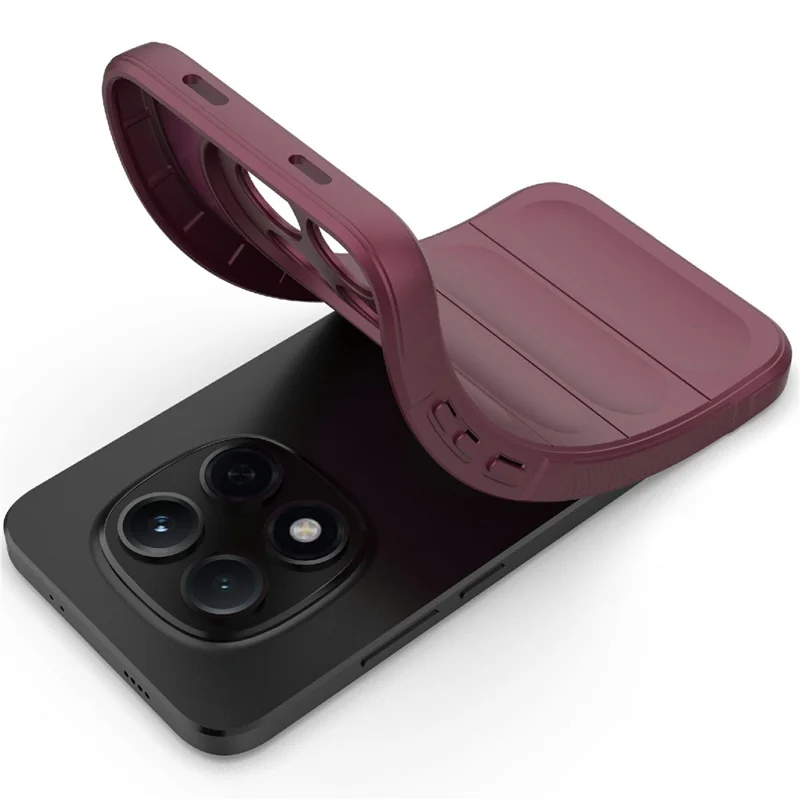 For Xiaomi Redmi Note 15 Pro 5G (Global) Case Anti-Drop Soft TPU Rugged Phone Back Cover - Wine Red