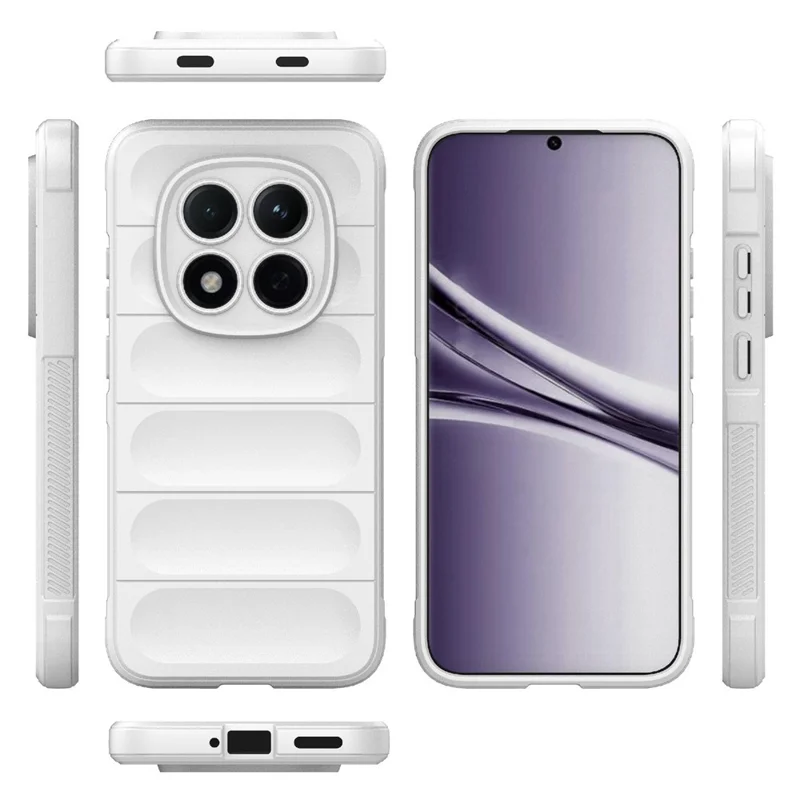 For Xiaomi Redmi Note 15 Pro 5G (Global) Case Anti-Drop Soft TPU Rugged Phone Back Cover - White