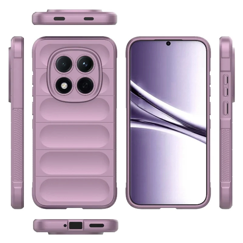 For Xiaomi Redmi Note 15 Pro 5G (Global) Case Anti-Drop Soft TPU Rugged Phone Back Cover - Light Purple
