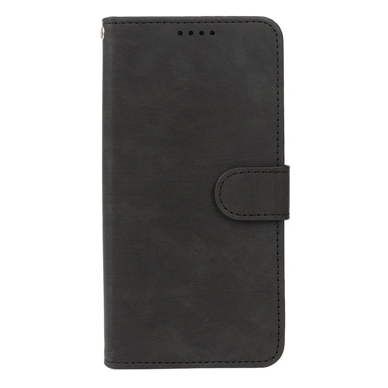 For iPhone 16 Pro Max Case Flip Wallet Striped Texture Leather Phone Cover - Black