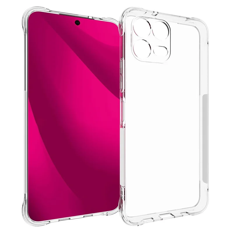 Hurtigkøb af T-Mobile Revvl 8 Pro Case, anti-slip stødfast TPU klar telefonbeskyttelse