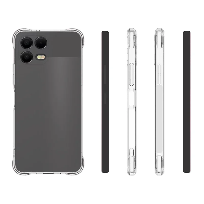 Hurtigkøb af T-Mobile Revvl 8 Pro Case, anti-slip stødfast TPU klar telefonbeskyttelse