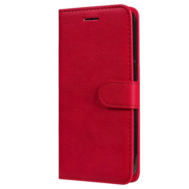 KT in Pelle Serie 2 Per Vivo Y35 / Y22s 4G / Y22 4G PU in Pelle Petro Solid Couro Che Stato Chuoret Design Magnetic Afrout Coperchi - Rosso