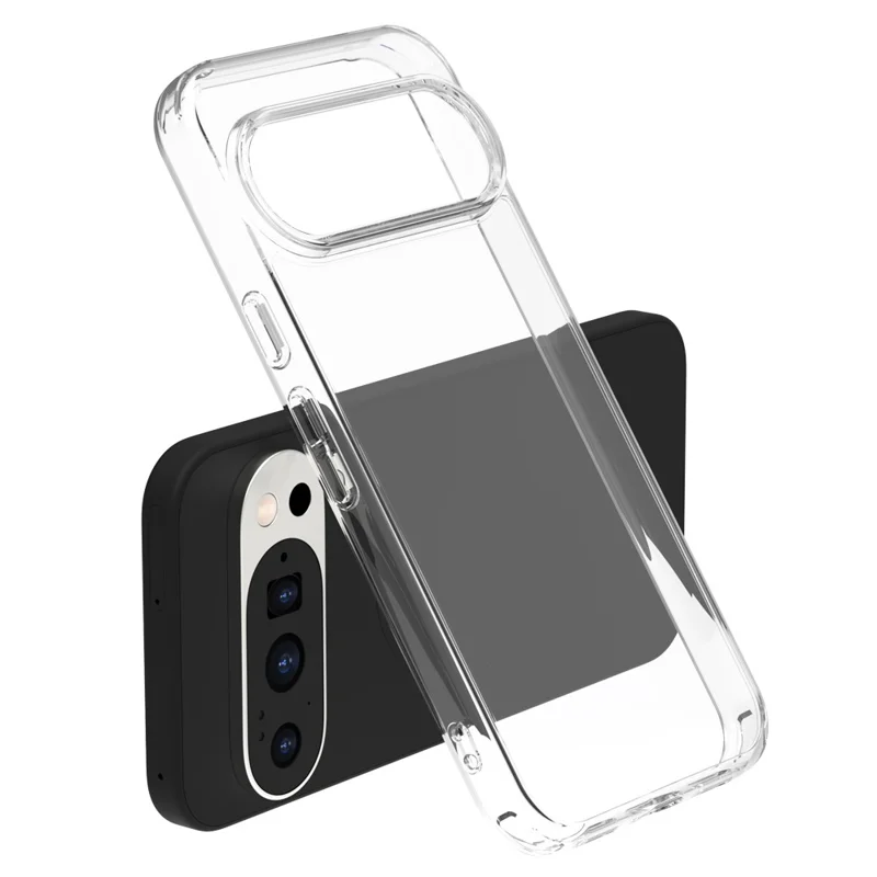 LEREACH TOC Serie für Google Pixel 10 / 10 Pro Hülle TPU + Acryl Handyhülle - Transparent