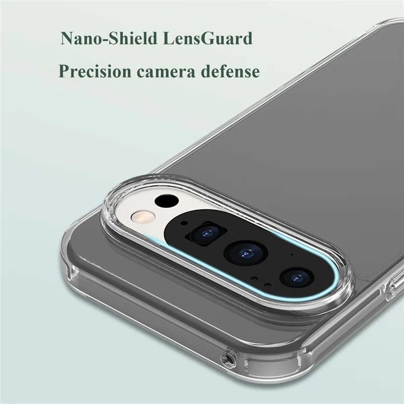 LEREACH TOC Serie für Google Pixel 10 / 10 Pro Hülle TPU + Acryl Handyhülle - Transparent