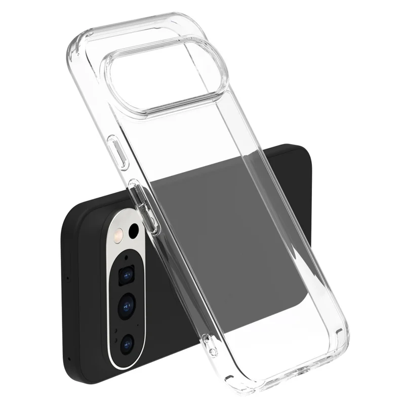 LEREACH TOC Series for Google Pixel 10 Pro XL Case TPU + Acrylic Phone Cover - Transparent