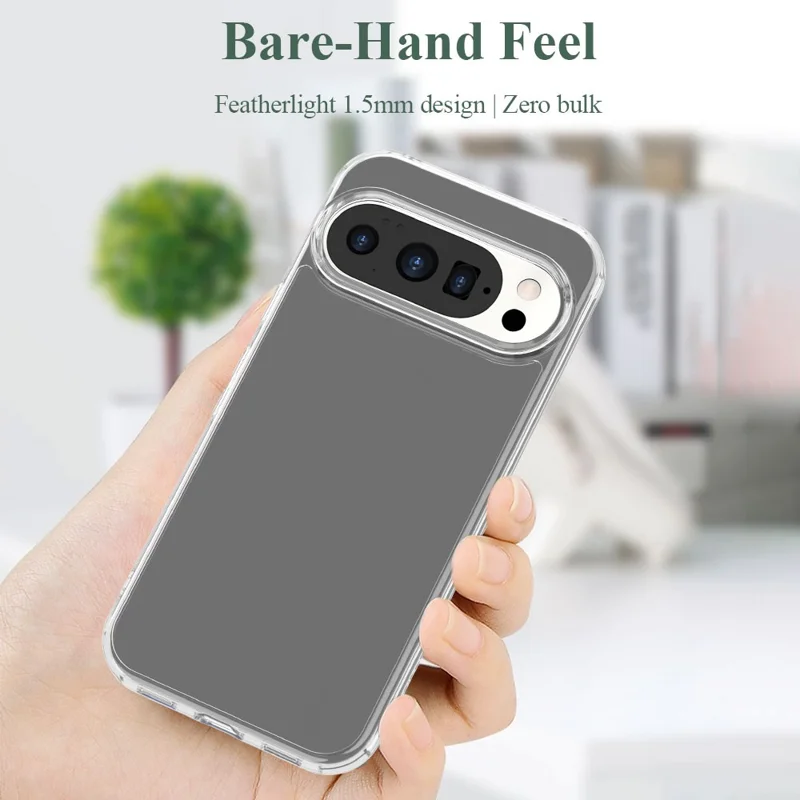 LEREACH TOC Series for Google Pixel 10 Pro XL Case TPU + Acrylic Phone Cover - Transparent