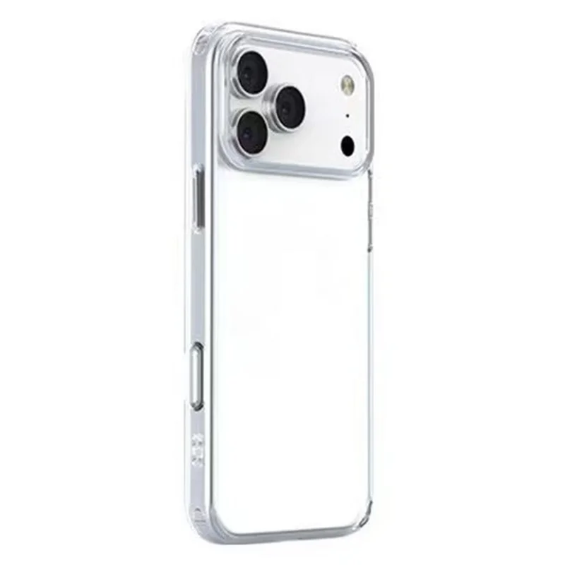 COTECi For iPhone 17 Pro Clear Phone Case AI Camera Cutout Shockproof TPU PC Back Cover