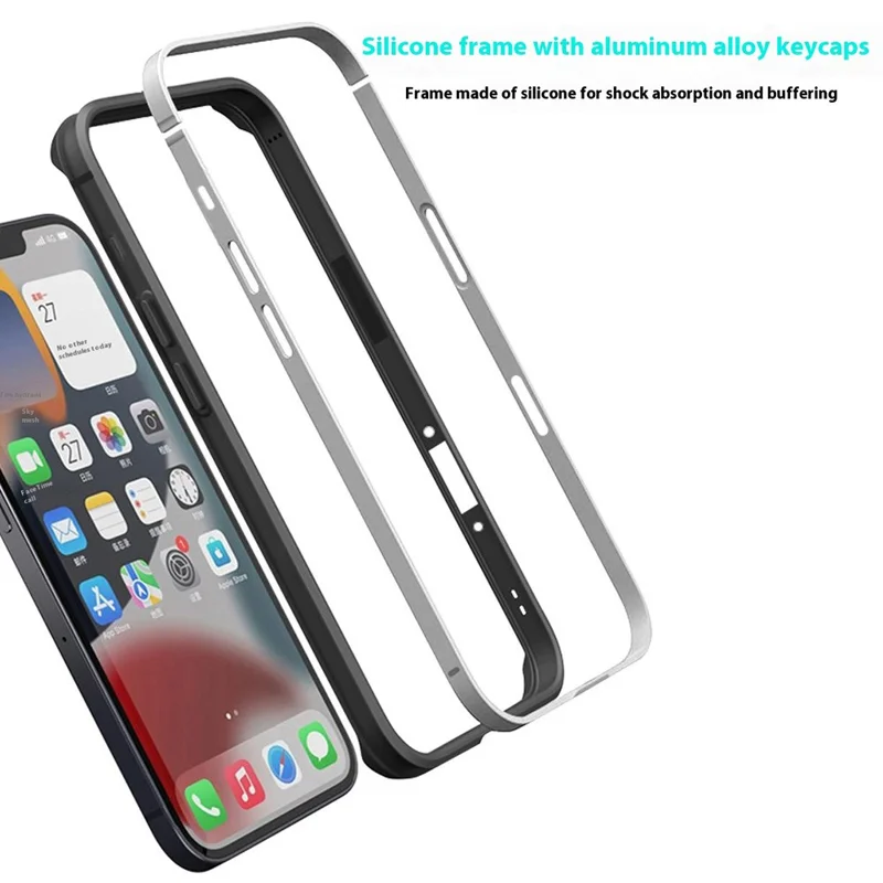 COTECI Obudowa na iPhone 17 Pro Max z aluminium i silikonu, odporna na wstrząsy, z odprowadzaniem ciepła - Czarny