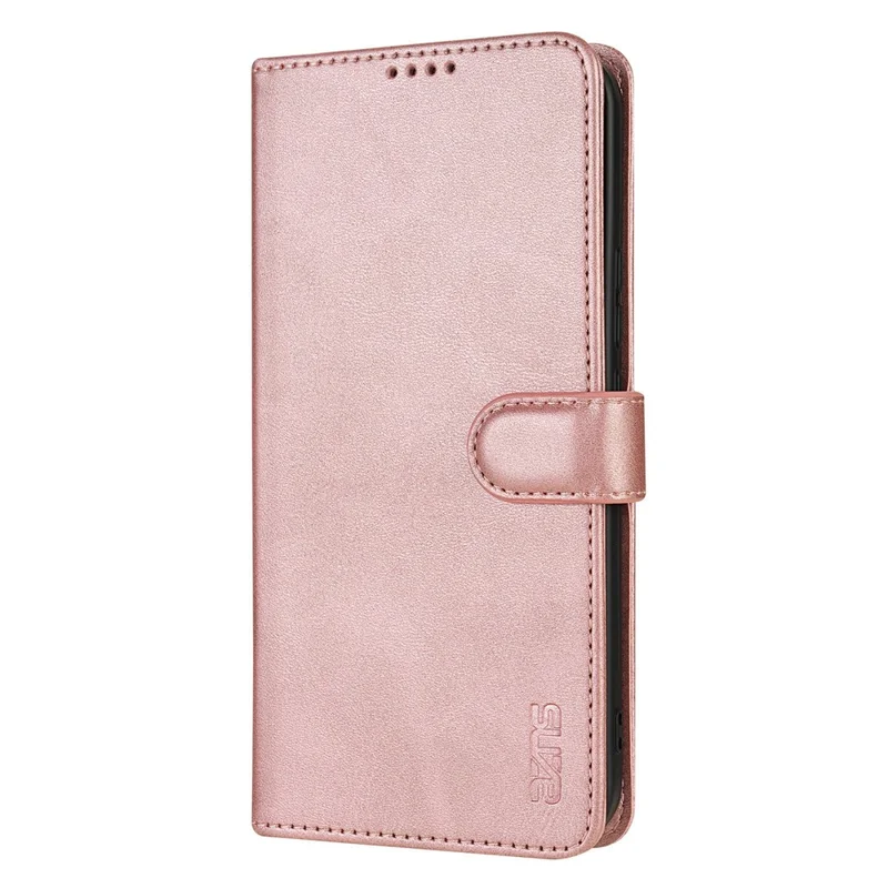 AZNS For Xiaomi Poco M8 5G / Redmi Note 15 5G (Global) Case PU Leather Wallet Phone Cover - Rose Gold
