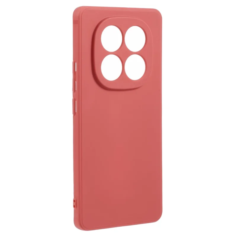 For Xiaomi Redmi Note 15 5G (Global) Case Precise Cutouts Straight Edge TPU Shockproof Phone Cover - Hawthorn Red