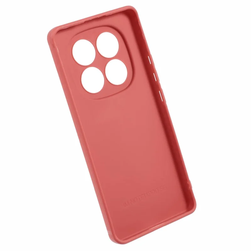 For Xiaomi Redmi Note 15 5G (Global) Case Precise Cutouts Straight Edge TPU Shockproof Phone Cover - Hawthorn Red