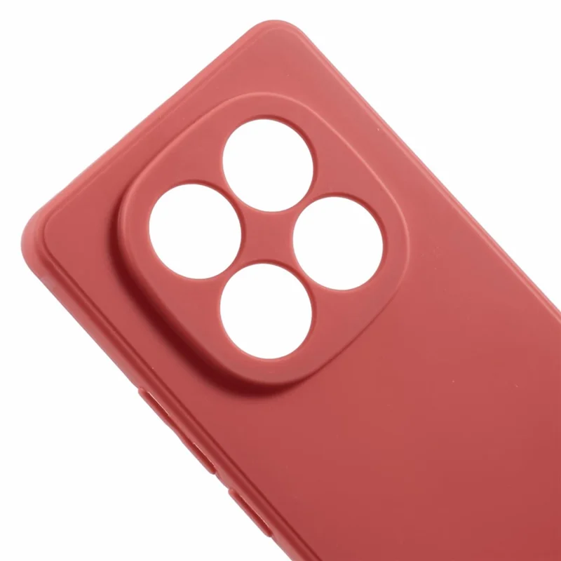 For Xiaomi Redmi Note 15 5G (Global) Case Precise Cutouts Straight Edge TPU Shockproof Phone Cover - Hawthorn Red