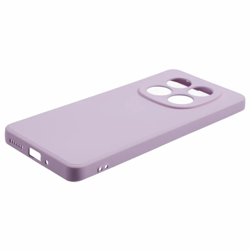 For Xiaomi Poco M8 Pro 5G / Redmi Note 15 Pro+ 5G (Global) Case TPU Back Soft Anti-Scratch Fiber Lining Phone Cover - Purple