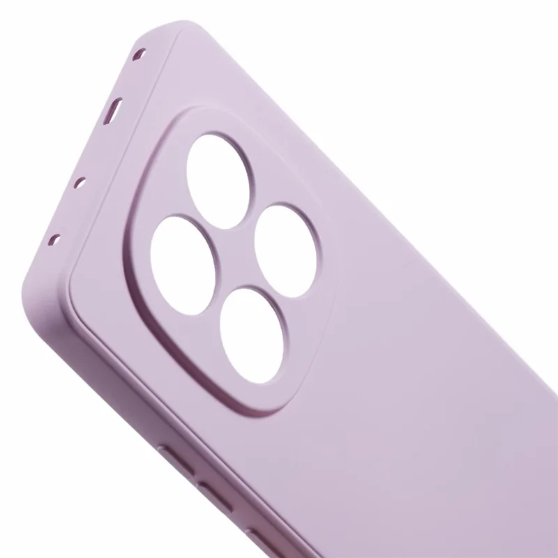 For Xiaomi Poco M8 Pro 5G / Redmi Note 15 Pro+ 5G (Global) Case TPU Back Soft Anti-Scratch Fiber Lining Phone Cover - Purple