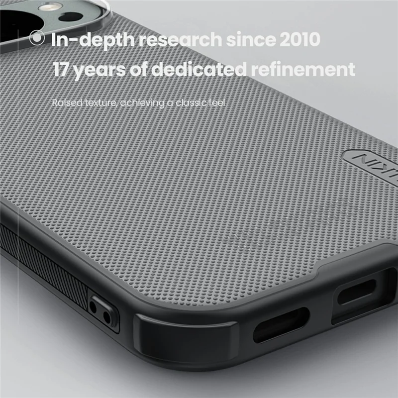 NILLKIN Super Frosted Shield Pro For Google Pixel 10 Pro  /  Pixel 10 Case Matte PC TPU Clear Black Phone Back Cover