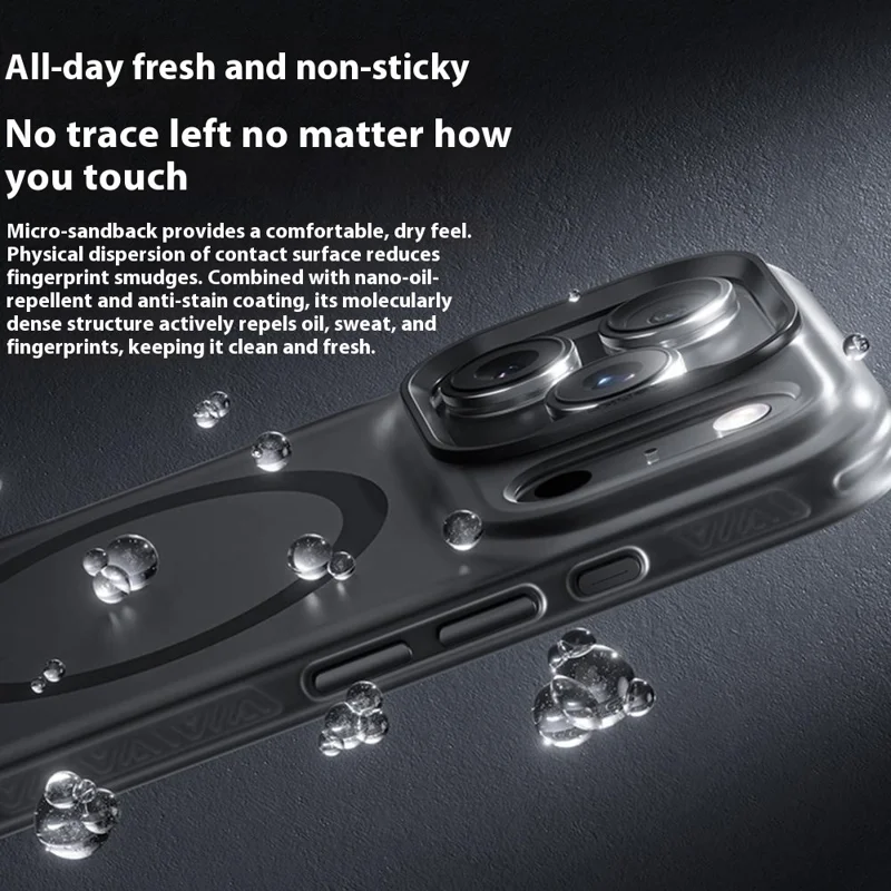 BENKS For iPhone 17 Pro Max Case PC + TPU Matte Magnetic Phone Cover Compatible with MagSafe