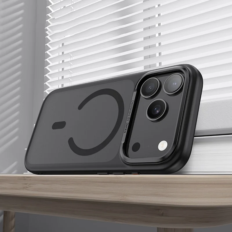 BENKS For iPhone 17 Pro Max Magnetic Case Skin Feel TPU + PC Phone Cover Compatible with MagSafe - Black